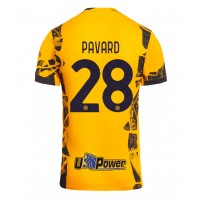 Maglia Calcio Inter Milan Benjamin Pavard #28 Terza Divisa 2024-25 Manica Corta